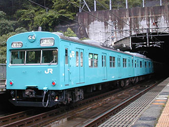 東海道山陽緩行線（JR京都線・神戸線）を運行していた、明石電車区103系