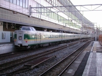 2004年1月撮影、岡山駅にて。