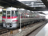 2010年5月撮影、大阪駅にて。試運転中の様子です。