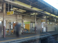 富田林駅に到着。16000系単独ツアー時のように引上げ線には入りませんでした。