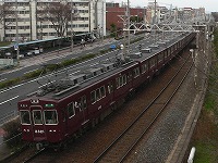 崇禅寺の陸橋から　その１