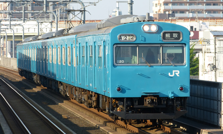 日根野電車区103系　HK601編成