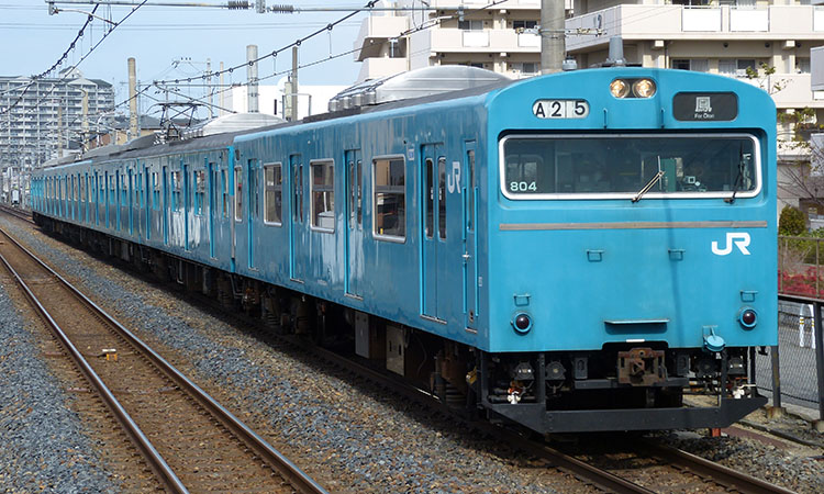 日根野電車区103系　HK603編成