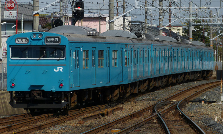 日根野電車区103系　HK606編成