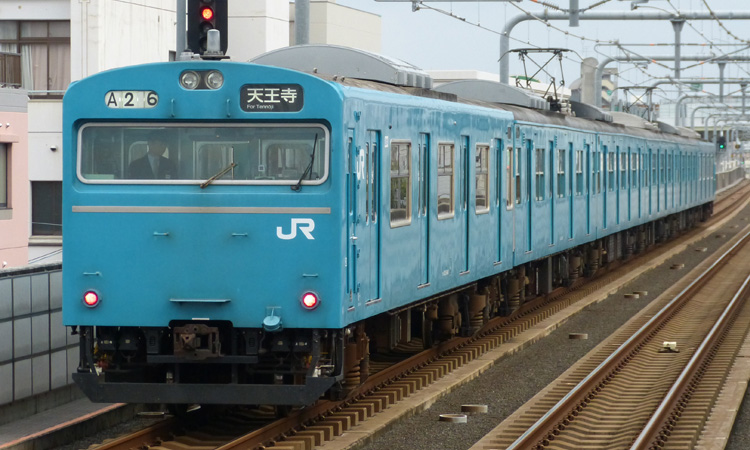 日根野電車区103系　HK607編成