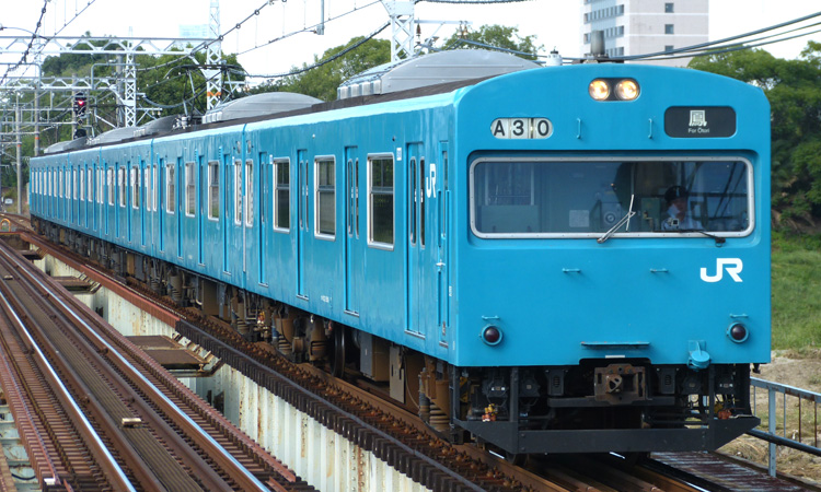日根野電車区103系　HK609編成