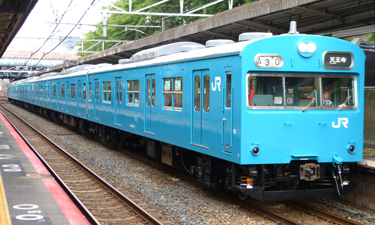日根野電車区103系　HK610編成