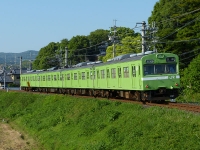 2015年5月撮影、山城多賀～玉水駅間（石山街道）にて。後追い撮影ですm(_ _)m