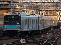 8両編成で出発