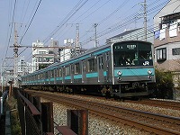 桃ヶ池横のカーブをゆく