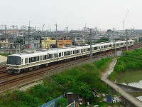 山崎～長岡京間（名神クロス）にて