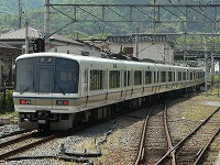嵯峨嵐山駅にて