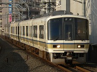 二条駅にて