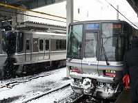 雪の米原にてその２