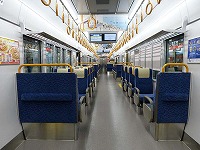 5100番台車内の様子。