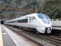 2016年3月、保津峡駅にて撮影。