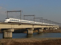 加古川橋梁を渡る