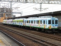 大阪阿部野橋側は水色