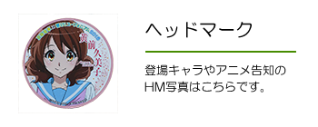 ヘッドマーク　登場キャラやアニメ告知のHM写真はこちらです。