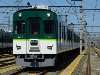 行先方向幕は【 試運転 】