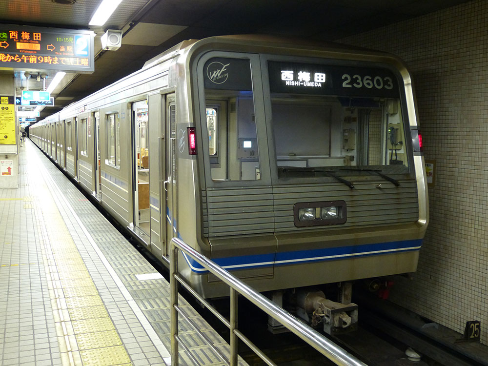 大阪メトロ四ツ橋線の新20系シリーズ23系 23603F