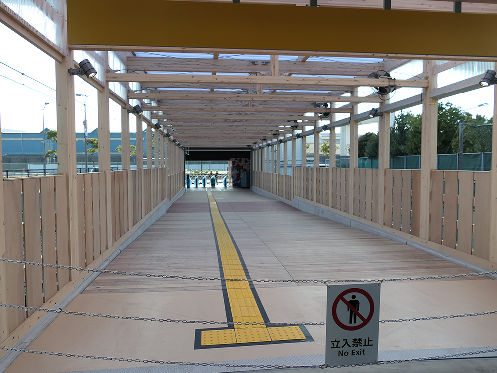 JR桜島駅の臨時改札